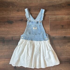 OshKosh B'gosh Blue and White Kids Skirtall